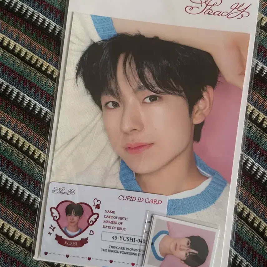 유우시 스테디 포토팩 증사 아이디카드
