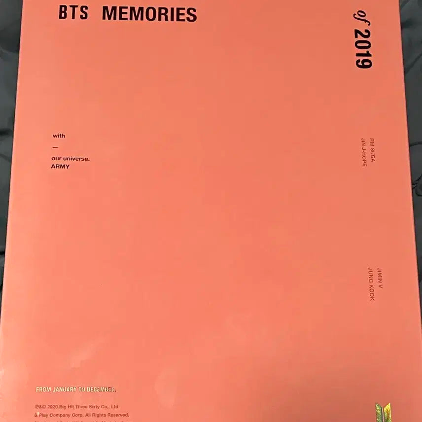 방탄소년단 BTS 2019 메모리즈