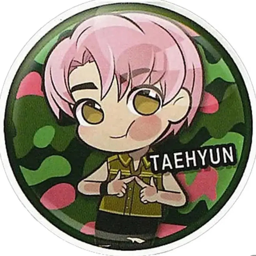 투모로우바이투게더 슈가러쉬 캔뱃지 태현