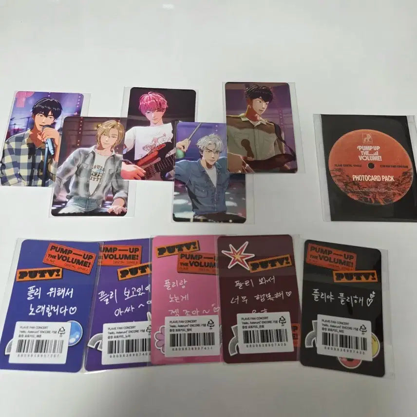 플레이브 MD PUTV 5만원 특전포카 5장+펌펍더볼륨미개봉 포카팩