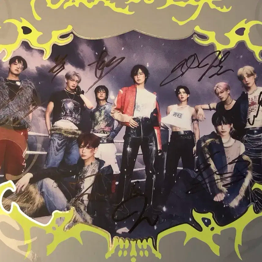 엔팀 (&team) 친필싸인앨범