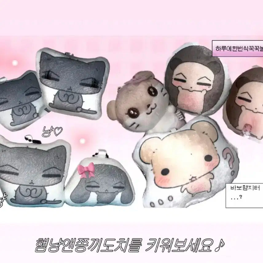 엔하이픈 제이 쿠션키링 인형 쫑냥이