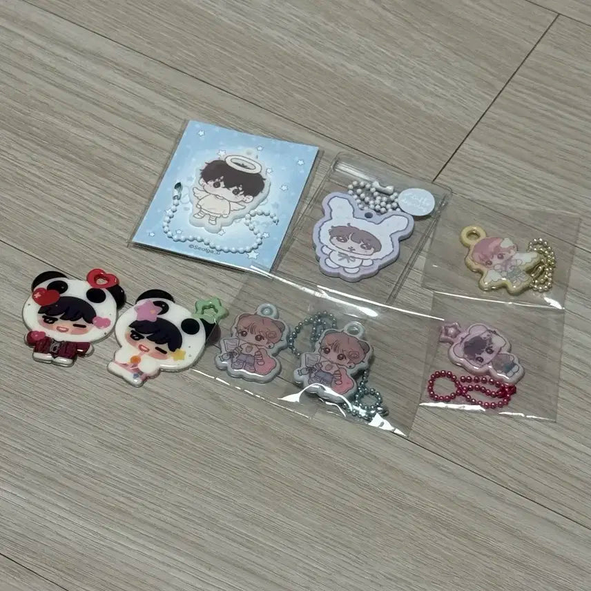 엔시티 위시 사쿠야 비공굿 라무네 다 설가 아크릴 에폭시 키링