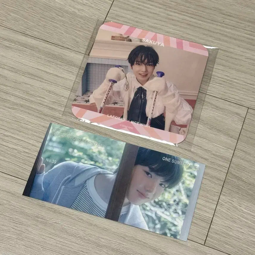 엔시티 위시 사쿠야 전시회 티켓 위시풀 윈터 라포레 코스터 특전