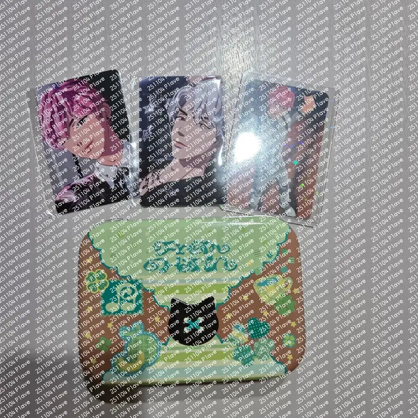 십카페 하민이 생일 틴케이스 + 럭드 포카