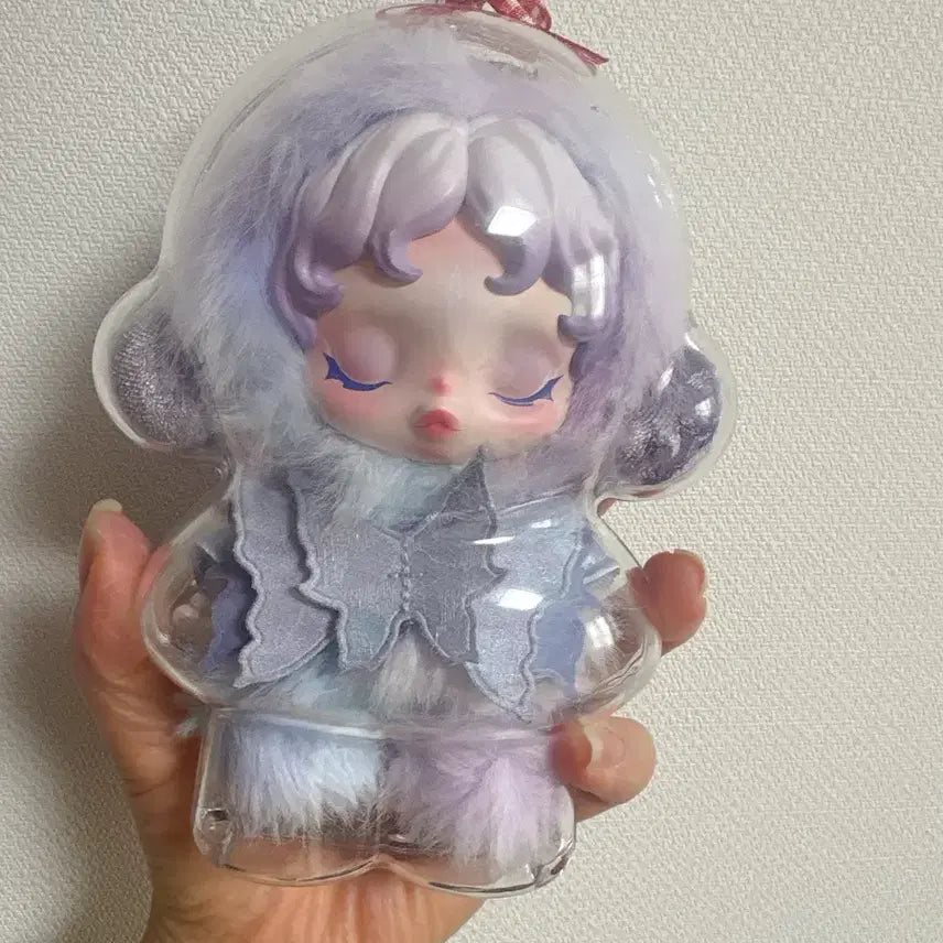 팝마트 100% 스컬판다 빛의정원 시리즈 인형 키링겨울 교향 곡