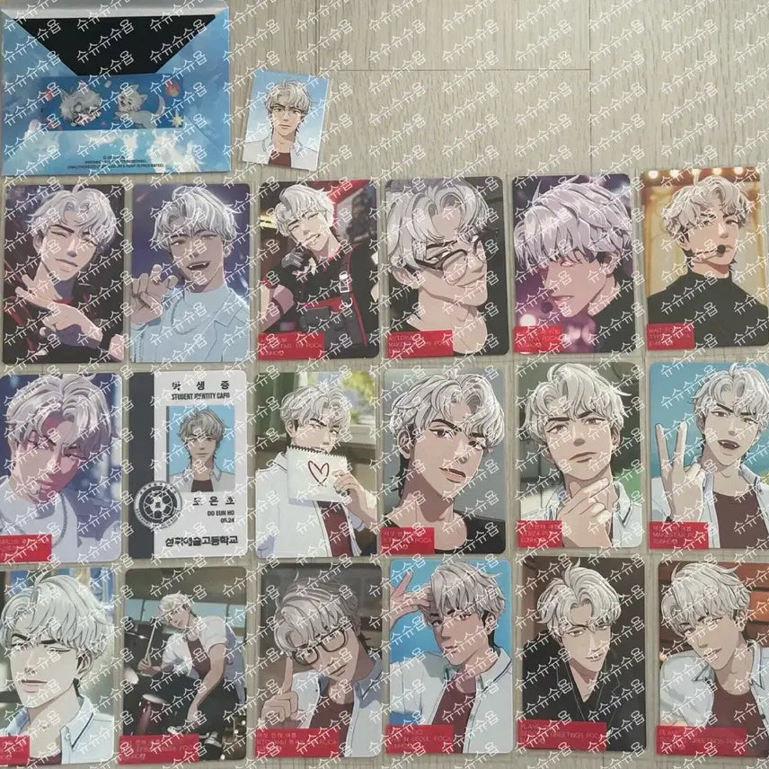 플레이브 은호 포토카드 54장+애니플러스 증사 일괄