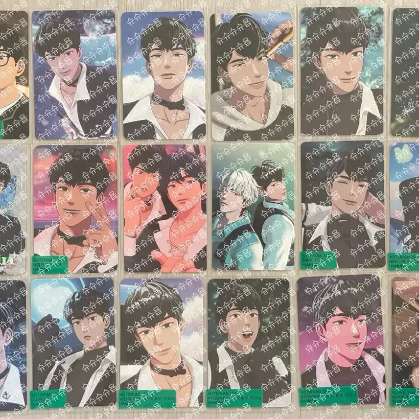 플레이브 하민 포토카드 51장+애니플러스 증사 일괄