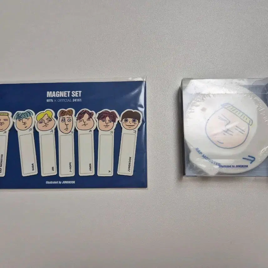 방탄 머스터 3기 2106 굿즈 (마그넷, 컵코스터)