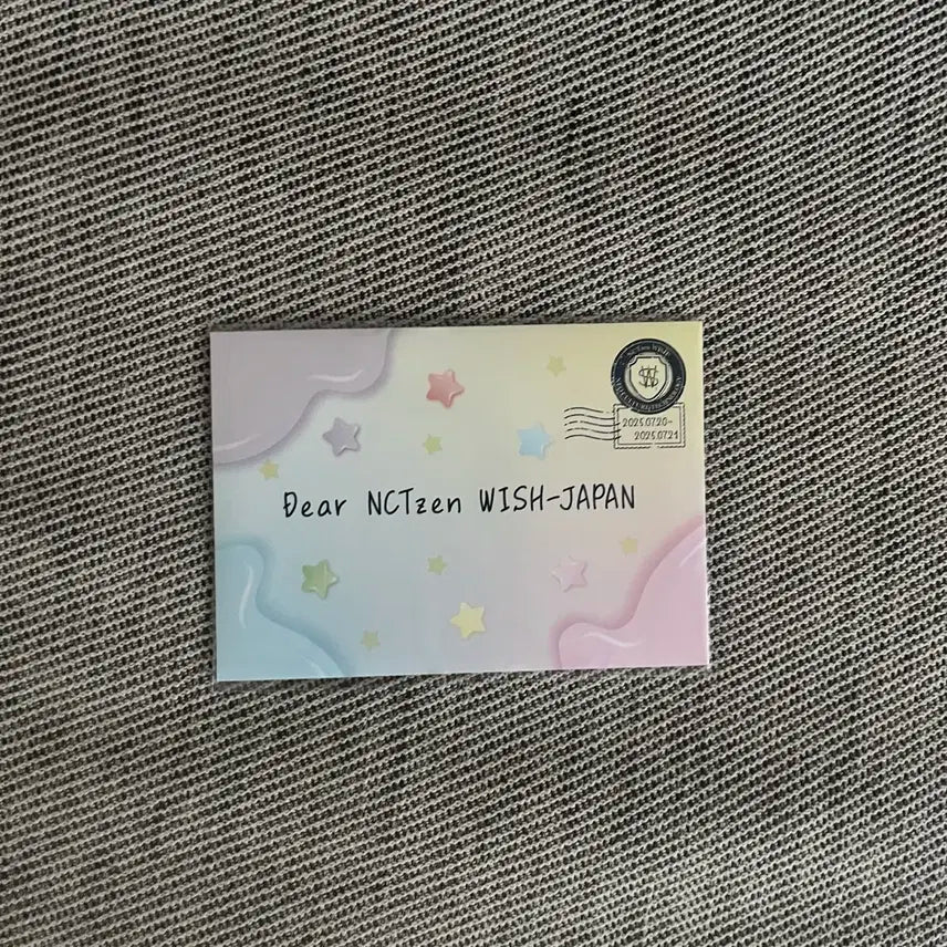 엔시티 위시 일본 팬미팅 마츠리 손글씨 자필 편지 엽서