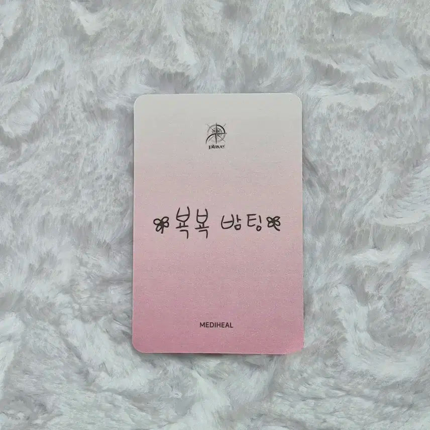 플레이브 메디힐 밤비 1차 포카 단면 코팅 양도