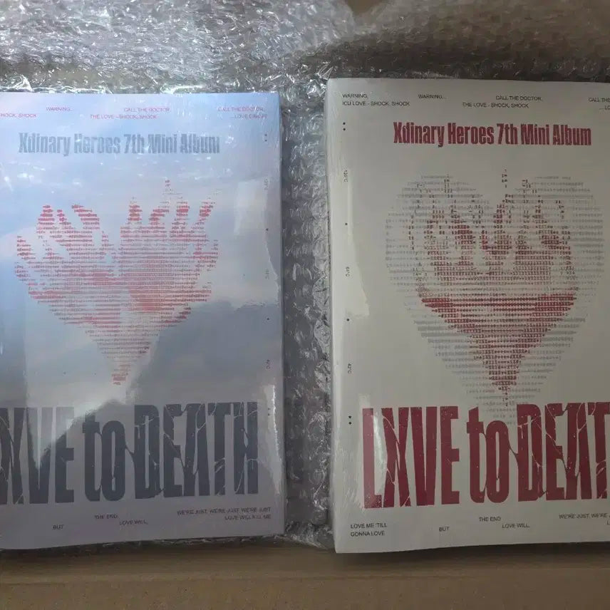 엑스디너리 히어로즈 미니 7집 LXVE to DEATH 미개봉 앨범