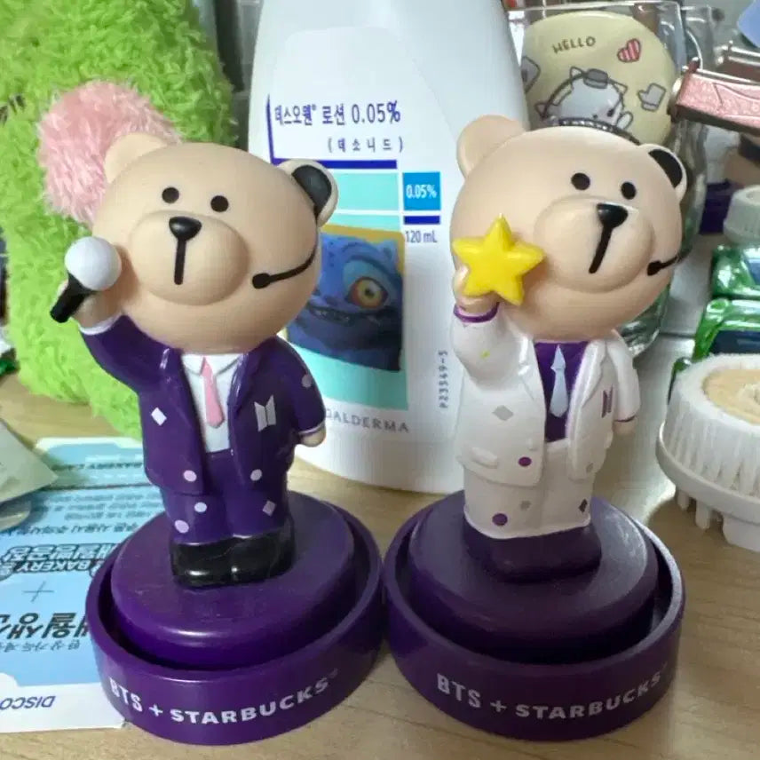 BTS 스타벅스 베어리스타 피규어 세트