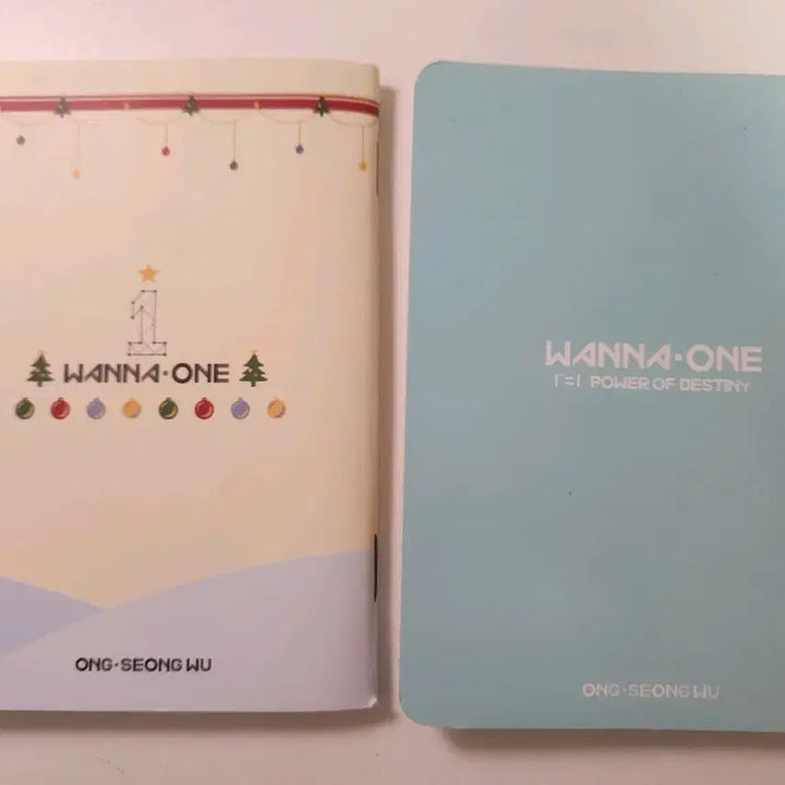 워너원 윈터스토어 팝업 옹성우 노트 2권 일괄