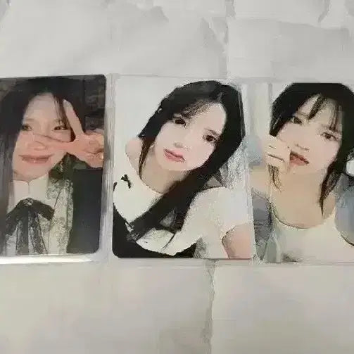 프로미스나인 멤버십 + 시그 포카 3장 송하영