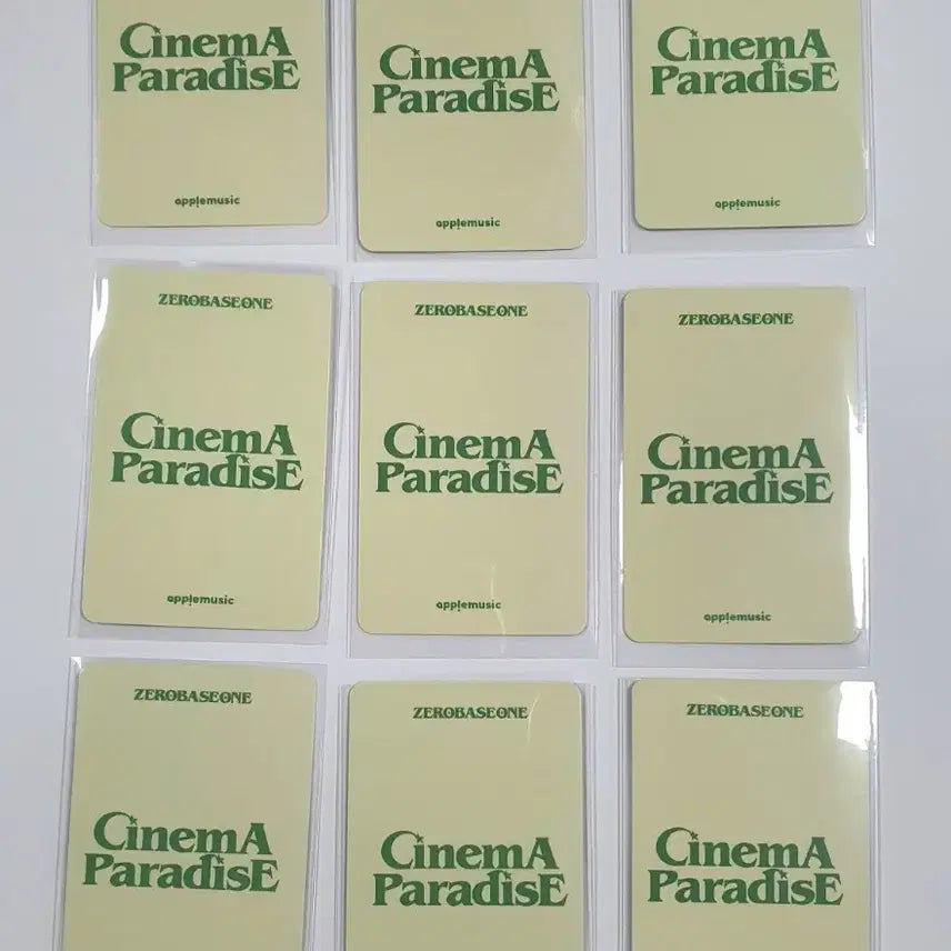 제베원 ZB1 애플뮤직 특전 포카 일괄