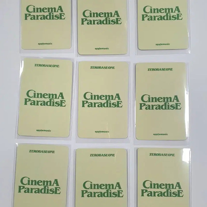 제베원 ZB1 애플뮤직 특전 포카 일괄