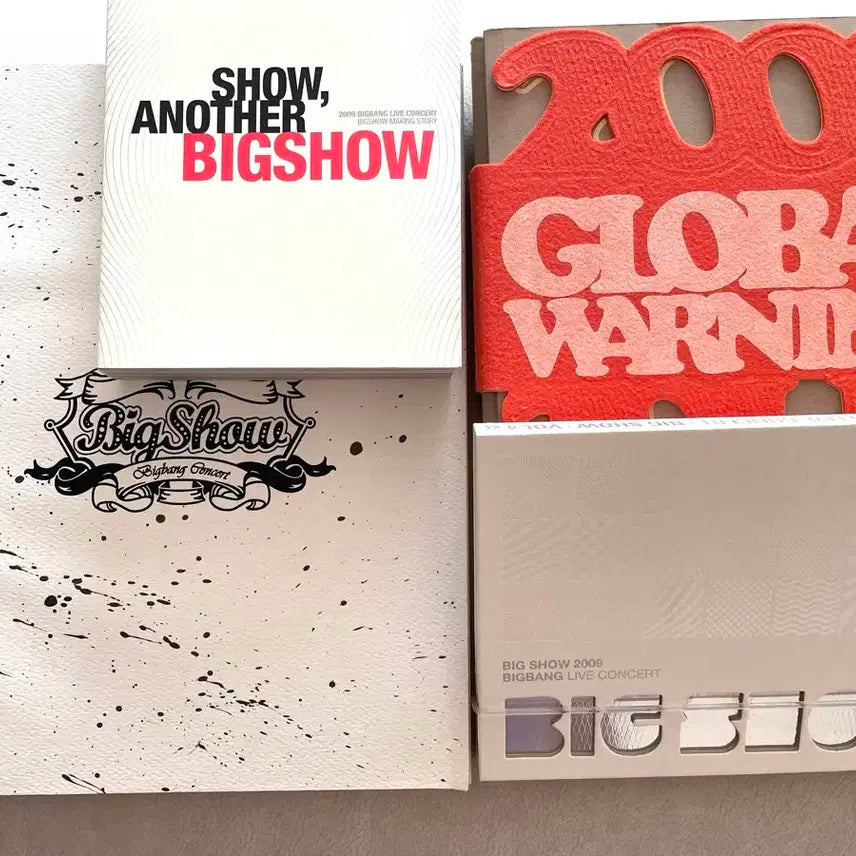 빅뱅 빅쇼 콘서트 DVD & 북렛 세트 2008 & 2009