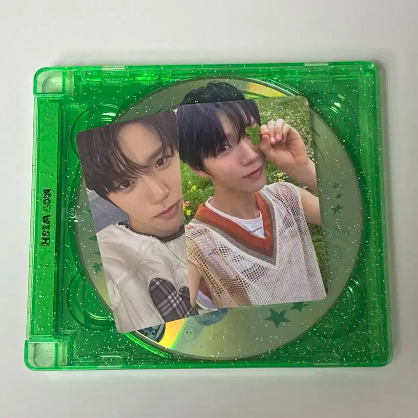 [당일발송] 엔시티 위시 컬러 재희 쥬얼, 애플뮤직 특전 포카