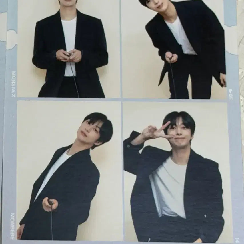 몬스타엑스 형원 9주년 공카 이벤트 네컷