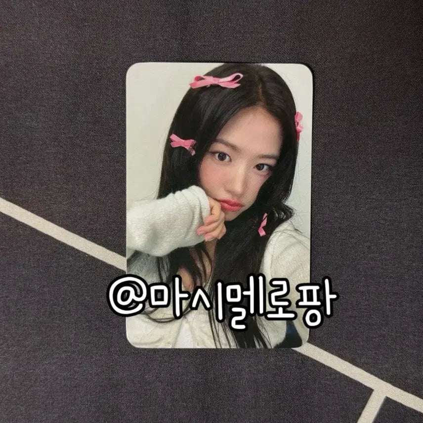 아이브 콘서트 위드뮤 럭드 럭키드로우 안유진 포카 포토카드 발레코어