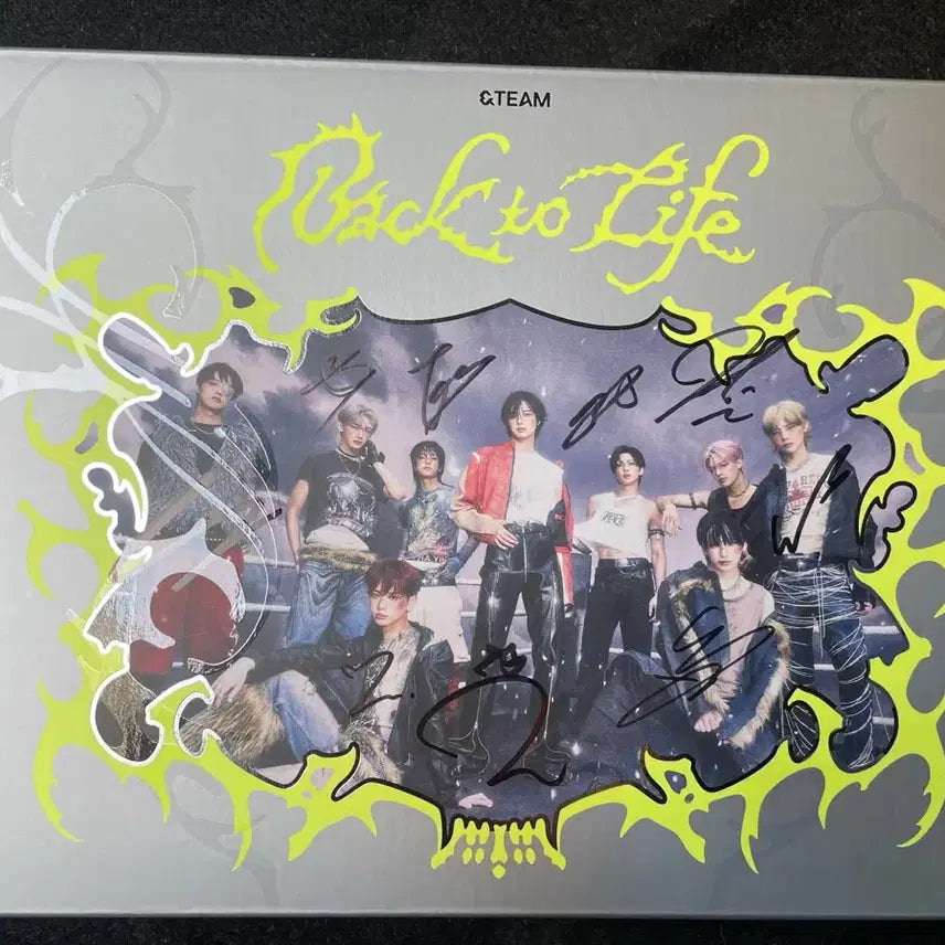 [미개봉] 앤팀 미니1집 비매 싸인 앨범