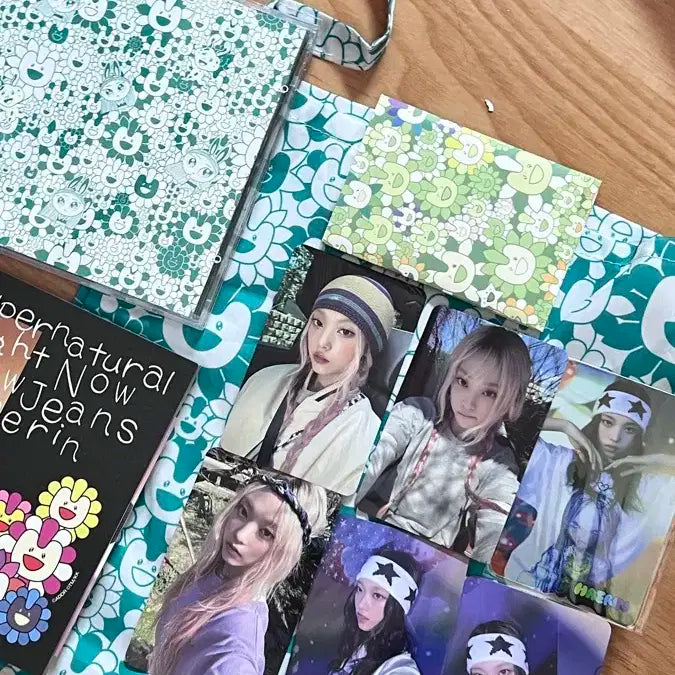 뉴진스 Supernatural 해린 포토카드 앨범,무라카미 다카시 뉴진스