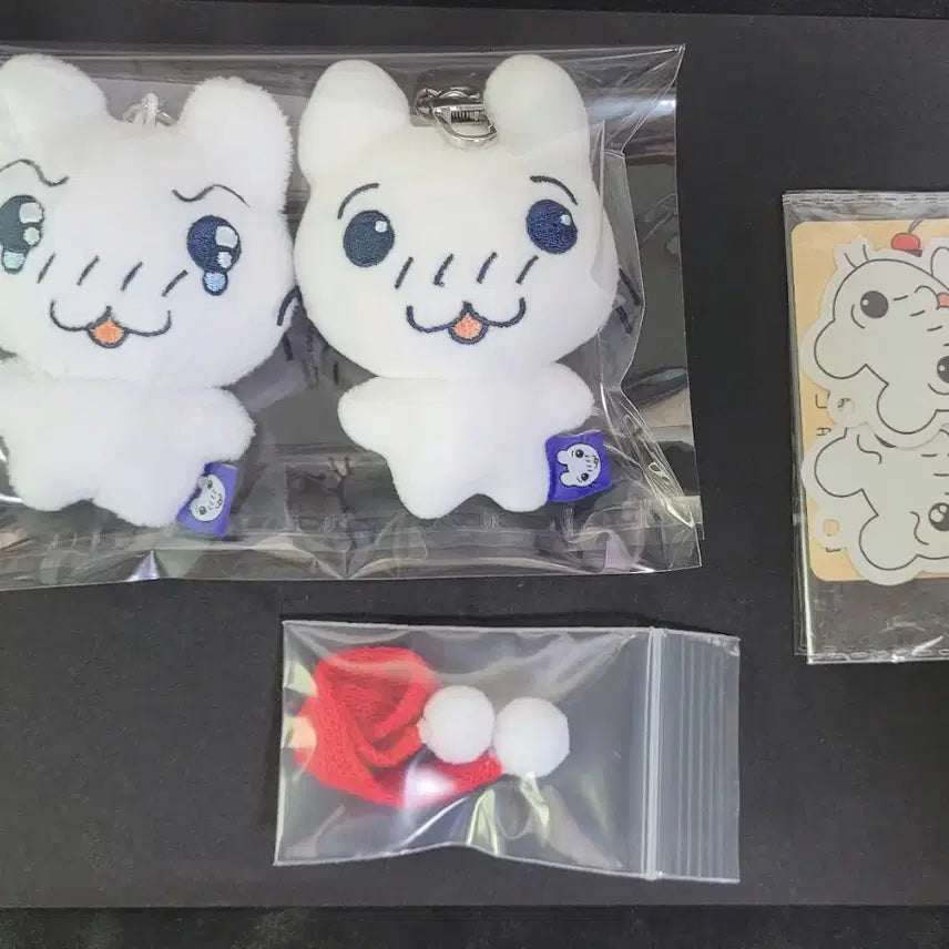 방구빵빵 인형키링 2종 일괄 개봉품