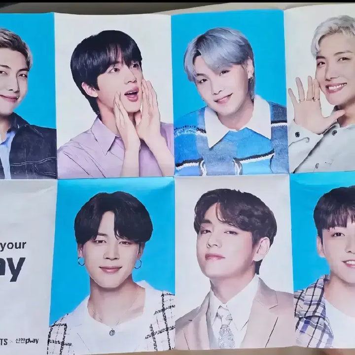 방탄 CD형 포토(13장)+타이백 포스터(미개봉)+인스턴트포토 6장