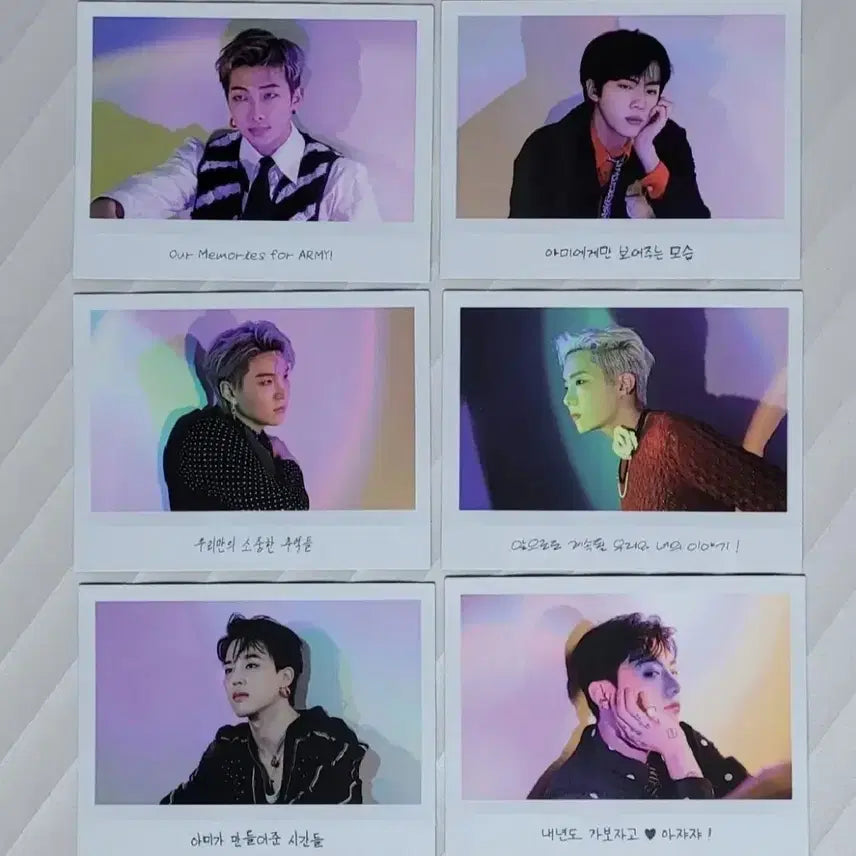 방탄 CD형 포토(13장)+타이백 포스터(미개봉)+인스턴트포토 6장