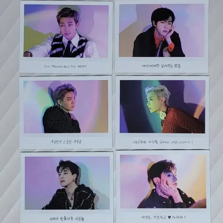 방탄 CD형 포토(13장)+타이백 포스터(미개봉)+인스턴트포토 6장