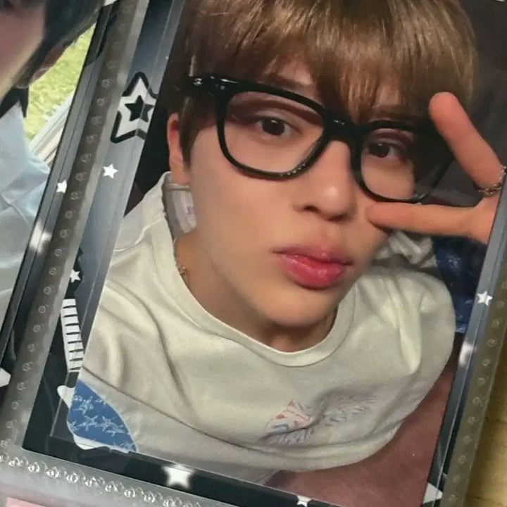 급처)엔시티위시 시온 미공포 앨포 안경 포카 양도