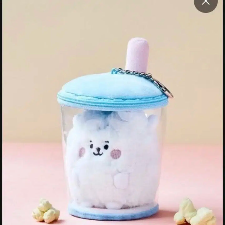 BT21 알제이 부클 버블티 백참 인형 (방탄 진)