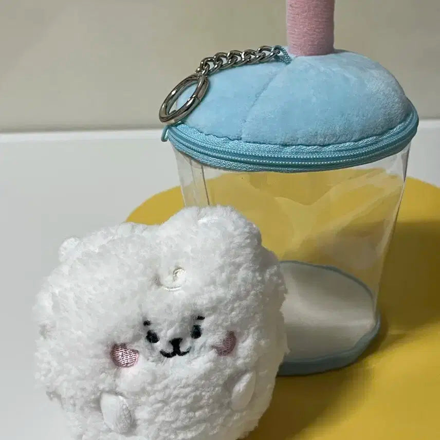 BT21 알제이 부클 버블티 백참 인형 (방탄 진)