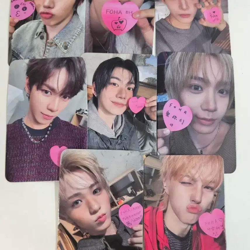 아홉 AHOF 미니팬미팅 공방 포카 세트 일괄 양도