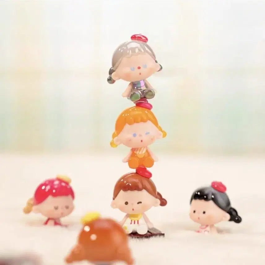 VUUYOO 2세대 정품 미니 피규어 랜덤 1봉(5개입)