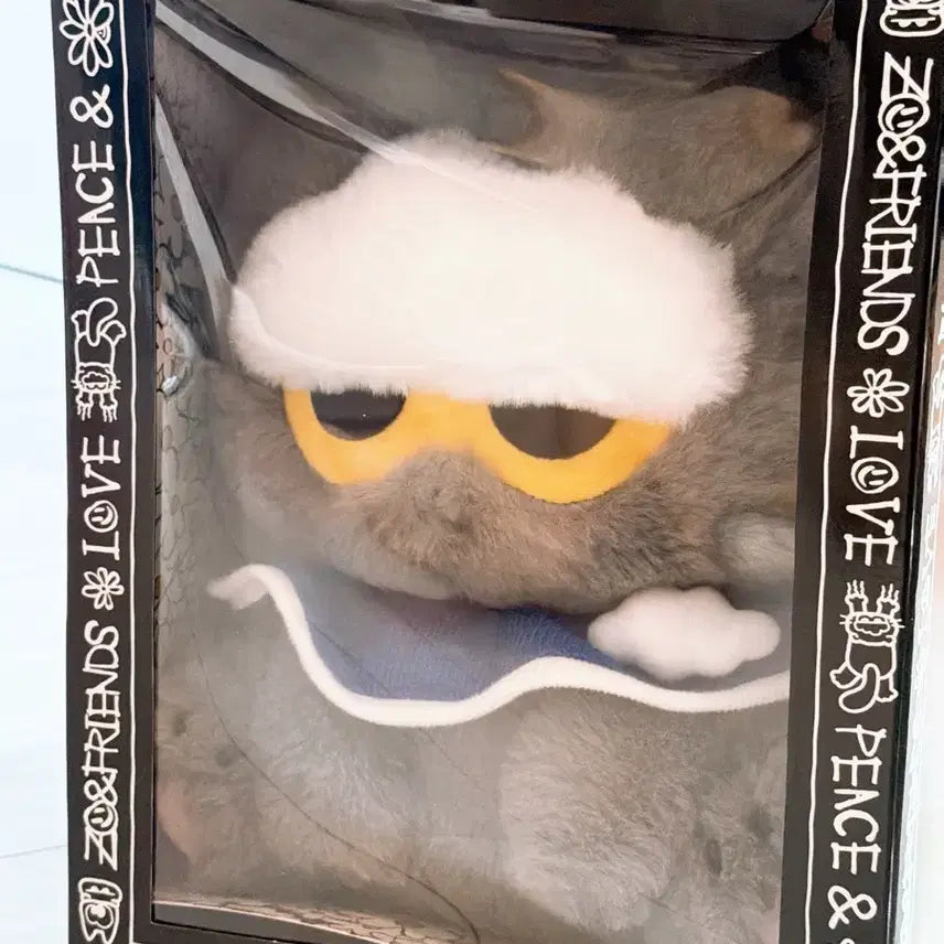 GD 조앤프렌즈 조아 ZOA 미디움 중형 인형 플러쉬 그레이