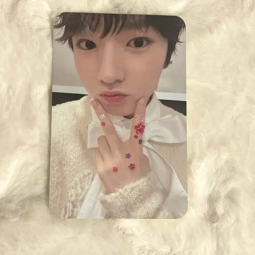 엔시티위시 사쿠야 팬플리 미공포 럭드 포카