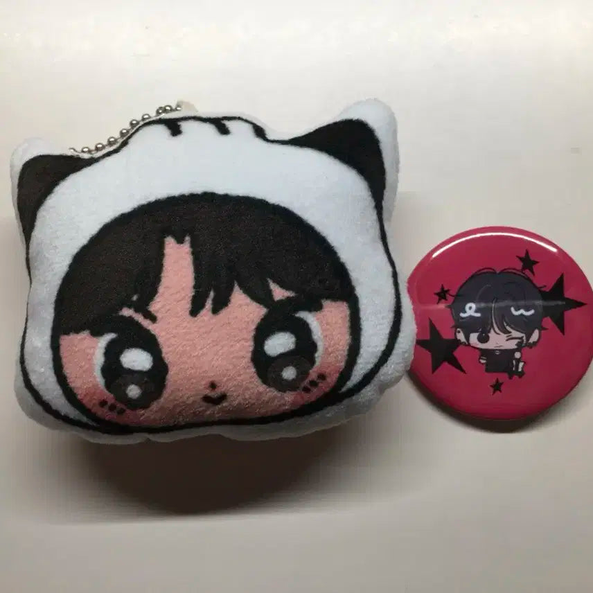 여름의 리쿠 리쿠 생카 통신판매 특전 쿠션키링 핀뱃지 양도