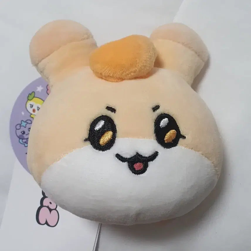 에이티즈 마이티즈 페이스 플러시 키링 홍요