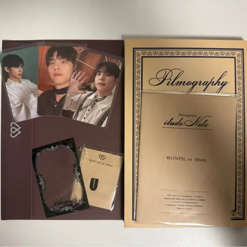 원필 필모그래피 솔로 앨범(습작노트 포함)