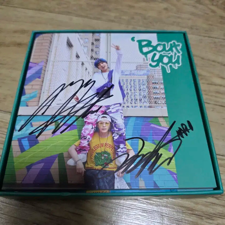 슈퍼주니어 D&E Bout You 앨범 (친필 사인)