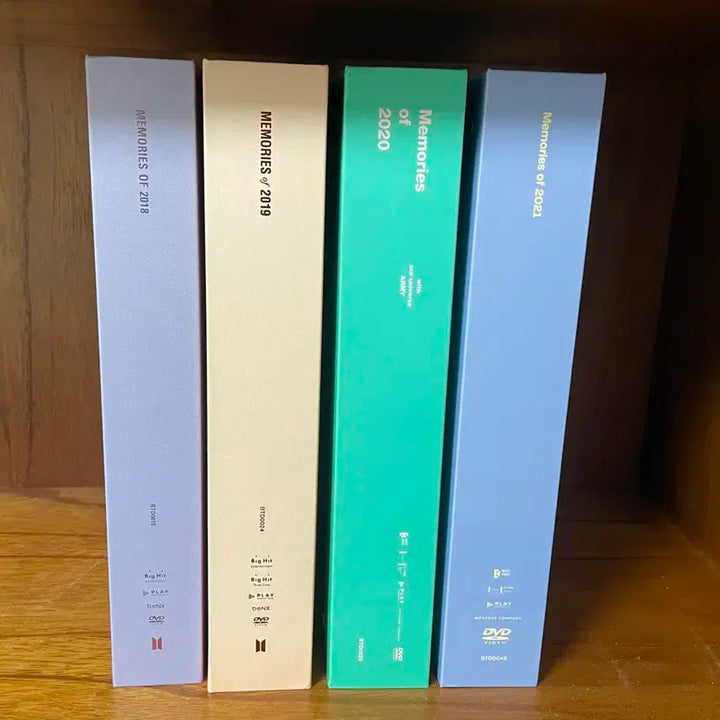 (일괄) 방탄소년단 메모리즈 DVD 2018~2021