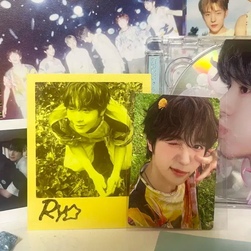 엔시티 위시 컬러 료 포카 + 폴라로이드