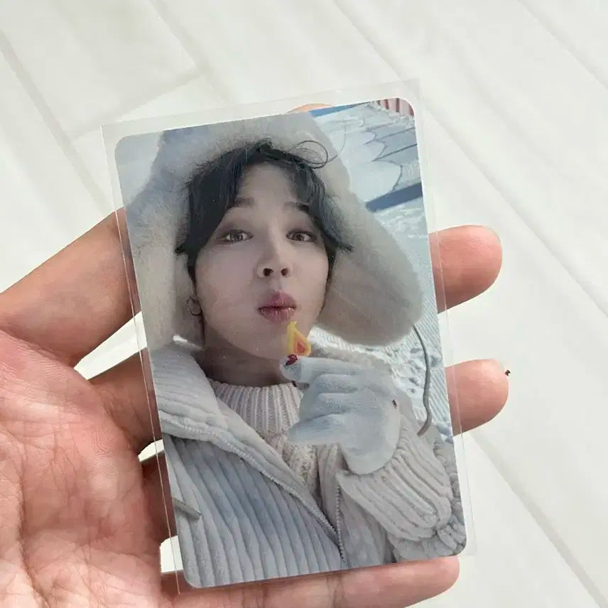 BTS 방탄 지민 윈터패키지 포카