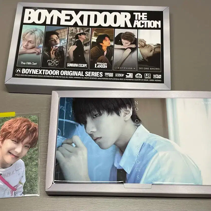 보넥도 디액션 프레임 운학 포카포함 개봉앨범