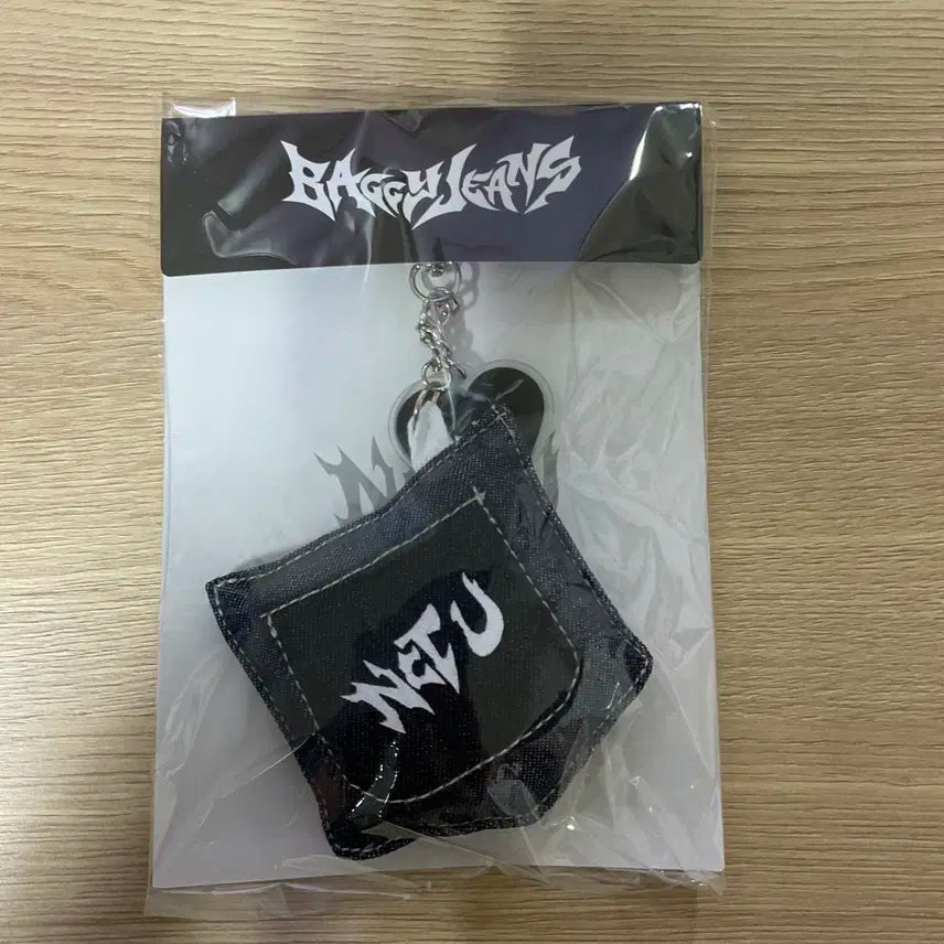 엔시티유 마크 배기진스 데님 포켓 키링 포토카드 포카 미개봉