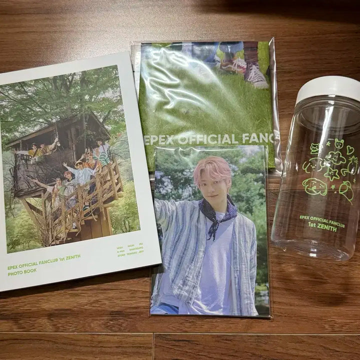 이펙스 공식 1기 키트 판매 포토북 미니보틀 손수건 엽서 금동현 백승 뮤
