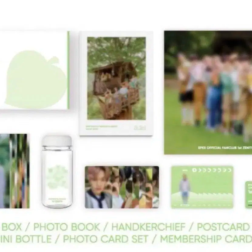 이펙스 공식 1기 키트 판매 포토북 미니보틀 손수건 엽서 금동현 백승 뮤
