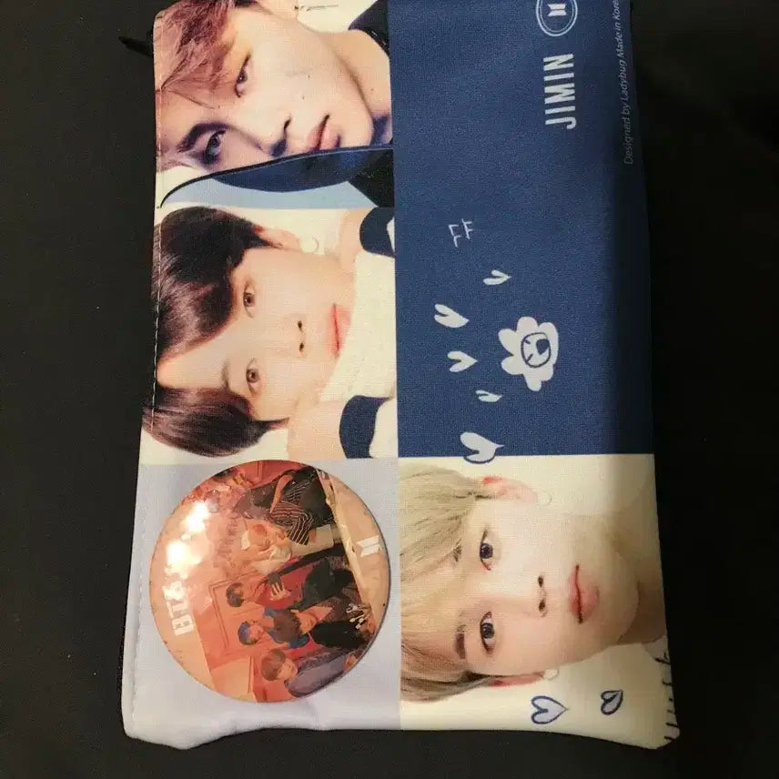 방탄소년단 지민 파우치 + 멤버 뱃지